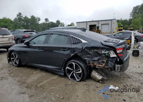 2018 Honda Accord Sport from USA, damaged, VIN 1HGCV1F38JA014019